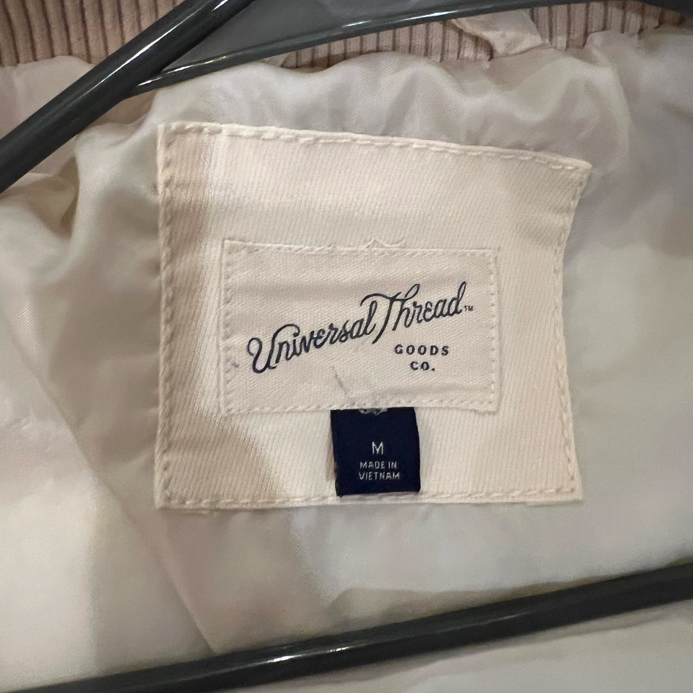 Universal Thread Cream Quilted Jacket - image 3